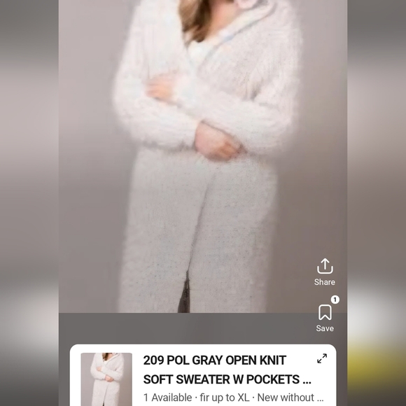 POL Women's Soft Cream Cardigan